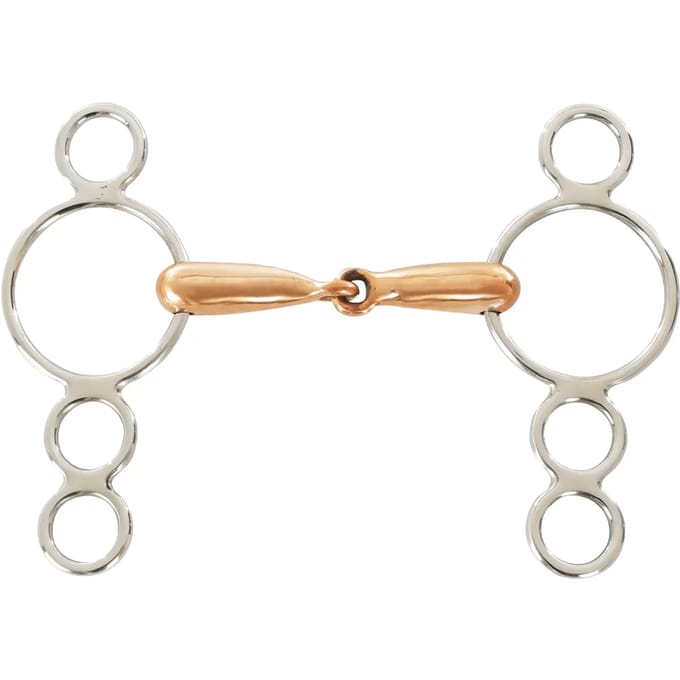 Mors pessoa met 4 ringen voor pony Umbria Equitazione