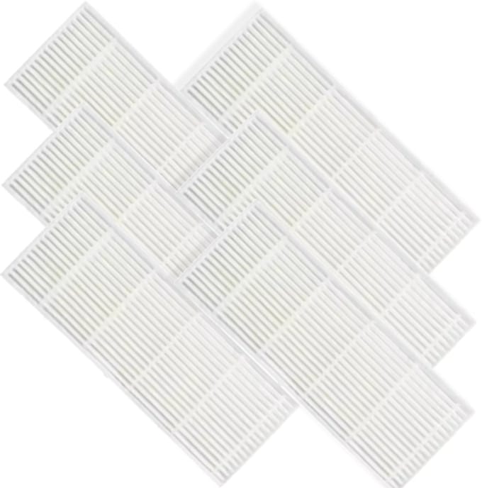 6x Filter geschikt voor Blaupunkt Bluebot XEASY / XPOWER+ Stofzuigers