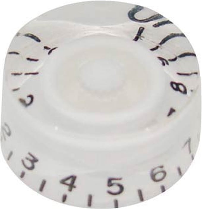 Boston KW-110 Snelheidsknop Transparant Wit
