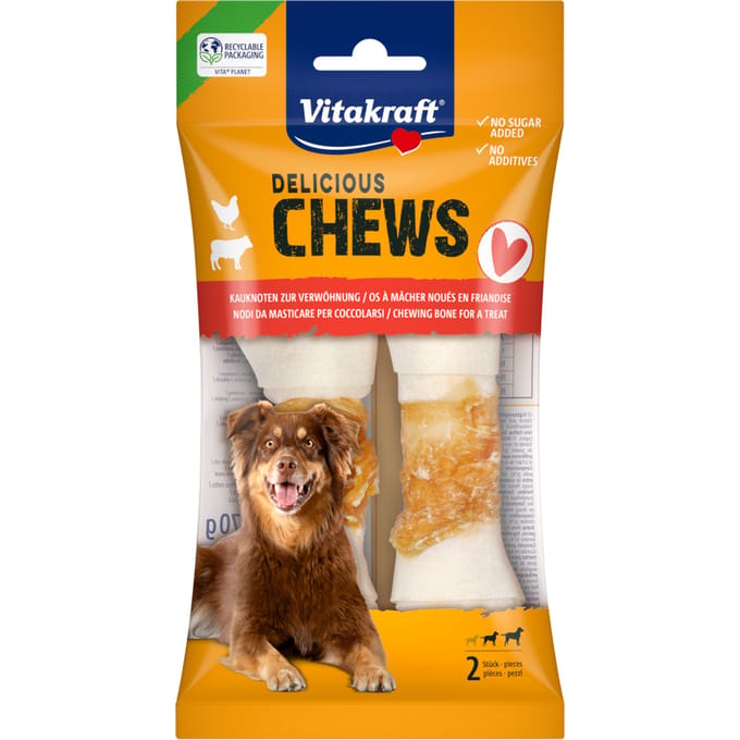 70g met kip Vitakraft Lekkere Kauwbot M hondensnacks