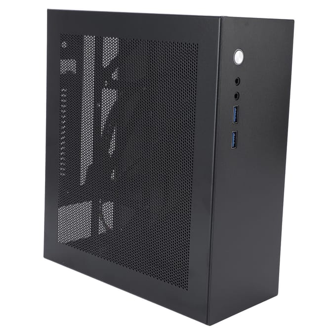 PC Behuizing USB 3.0 Poorten voor ITX Moederbord Mesh Geperforeerde PCI Slots Warmteafvoer Toren Gaming PC Behuizing black