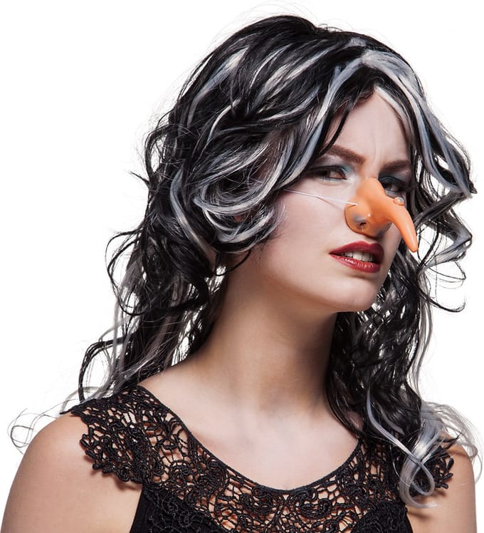 Boland - Neus Heks - Naturel - Schminkset - Halloween, Themafeest - Halloween accessoire - Horror