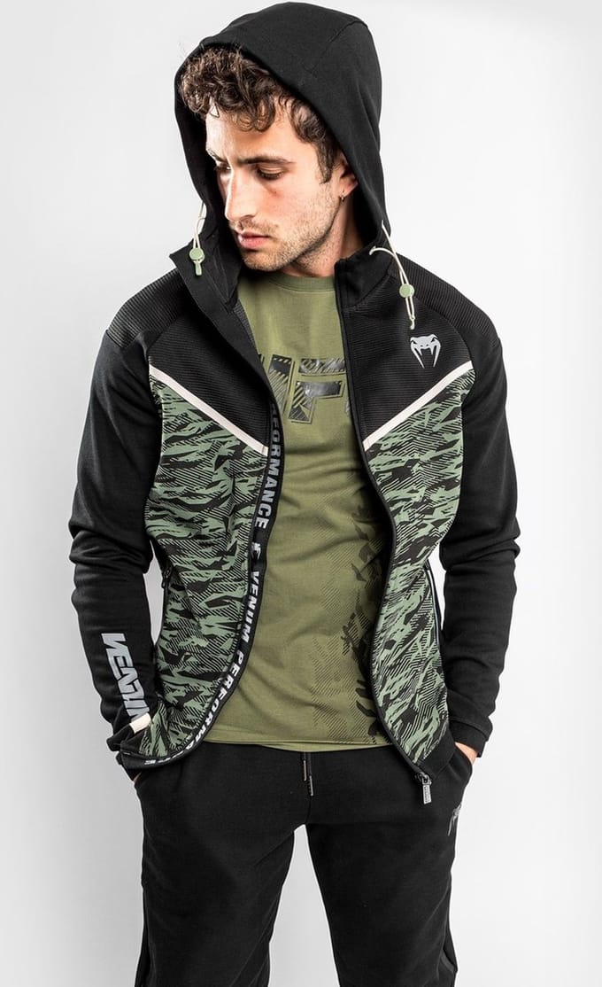 Venum Laser Evo 2.0 Hoodie Kaki Camo - S