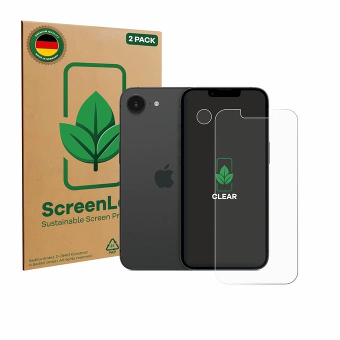 2 Stuks Screenprotector voor Apple iPhone 17e (Voor+Camera) - Hoogwaardige Beschermfolie transparant