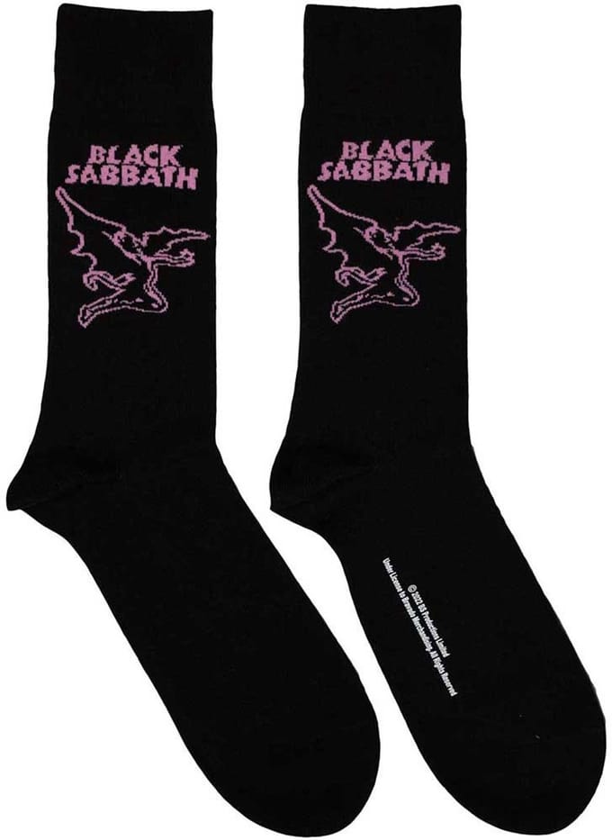 Black Sabbath - Master Of The Universe Enkelsokken - Zwart