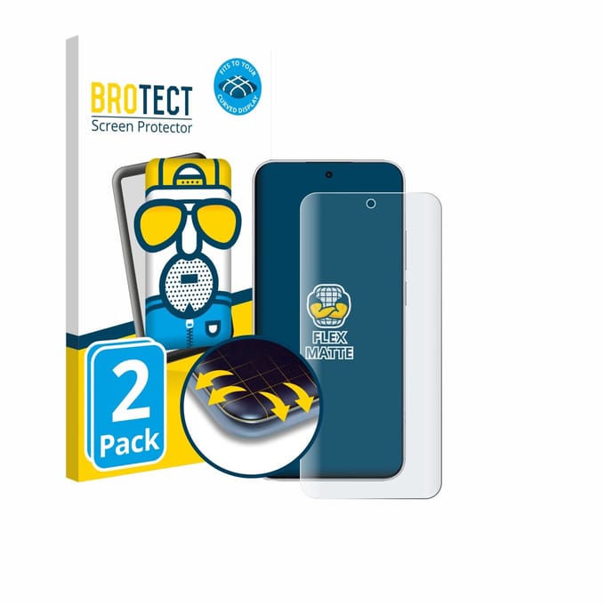 BROTECT - Screenprotector voor Xiaomi Redmi Note 15 Pro 5G - Folie Beschermfolie matte volledig dekking 2 Stuks