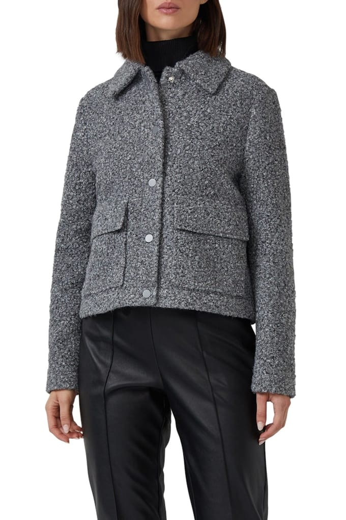 s.Oliver  Jacket Indoor Grey/black Taglia: 46 | Giacche corte Outlet | Donna | Grigio