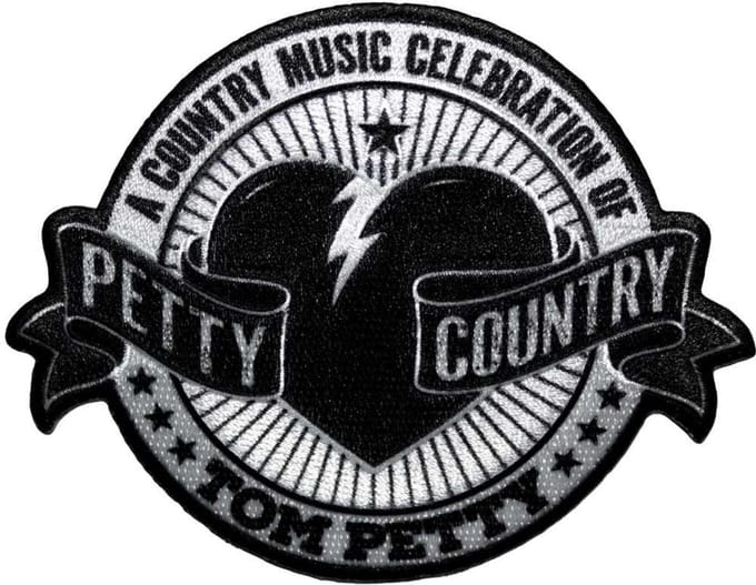 Tom Petty & The Heartbreakers - Petty Country Patch - Wit/Zwart