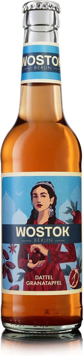 Wostok | Dadel Granaatappel | Fles | 12 stuks | 33cl