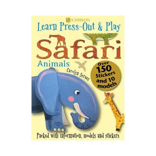 Learn, Press-Out & Play Safari Animals - Carolyn Scrace