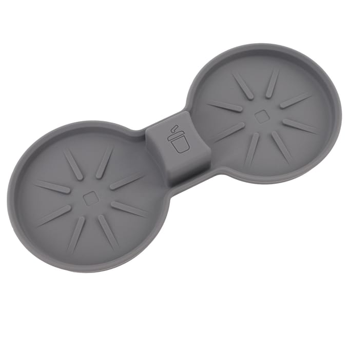 Middenconsole Bekerhouder Inzetmat Antislip Waterdicht Temperatuurbestendig Bekerhouder Pad Mat grijze kleur
