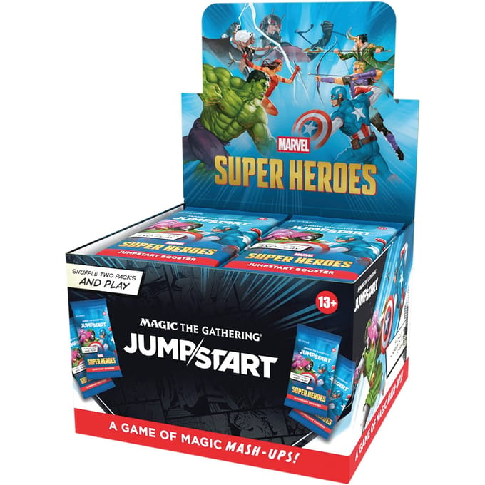Magic: The Gathering Marvel Super Heroes Jumpstart Booster Box (24 Packs)