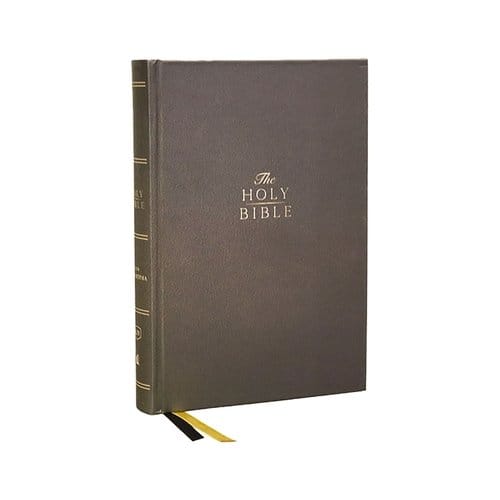Kjv Holy Bible With Apocrypha And 73,000 Center-Column Cross References, Hardcover, - Thomas Nelson