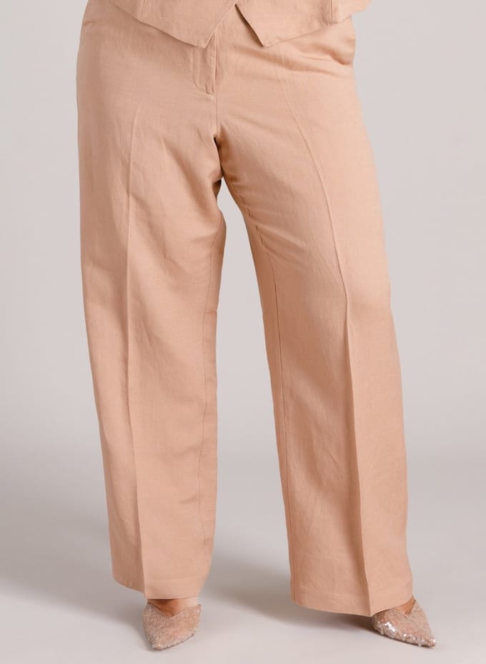 YEST CURVE Hedwig Essential Bottoms - Baked Clay - maat W1(48) / L30
