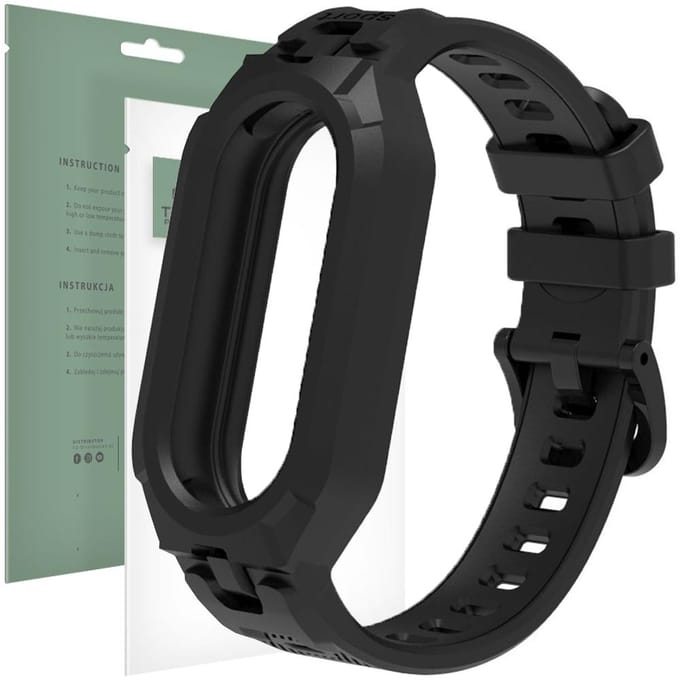 Tech-Protect Armour Strap for Xiaomi Smart Band 8 / 8 NFC - Black