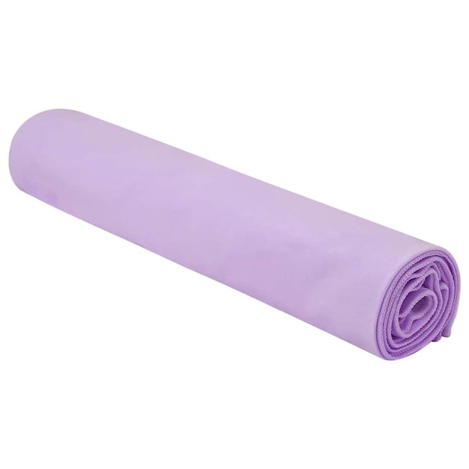 vidaXL - Sporthanddoeken - 2 - st - Paars - 140 - x - 70 - cm - Polyester - en - polyamide