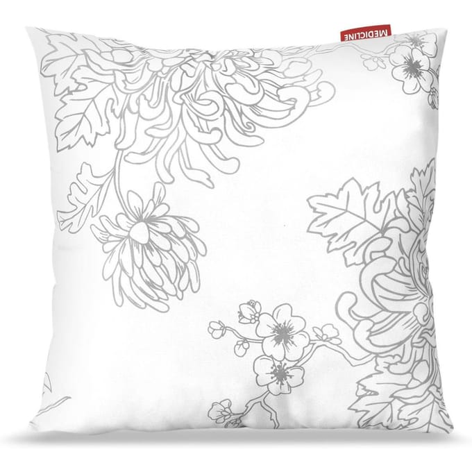 Kussen 40x40 cm anti-allergisch microvezel bedrukt silicone