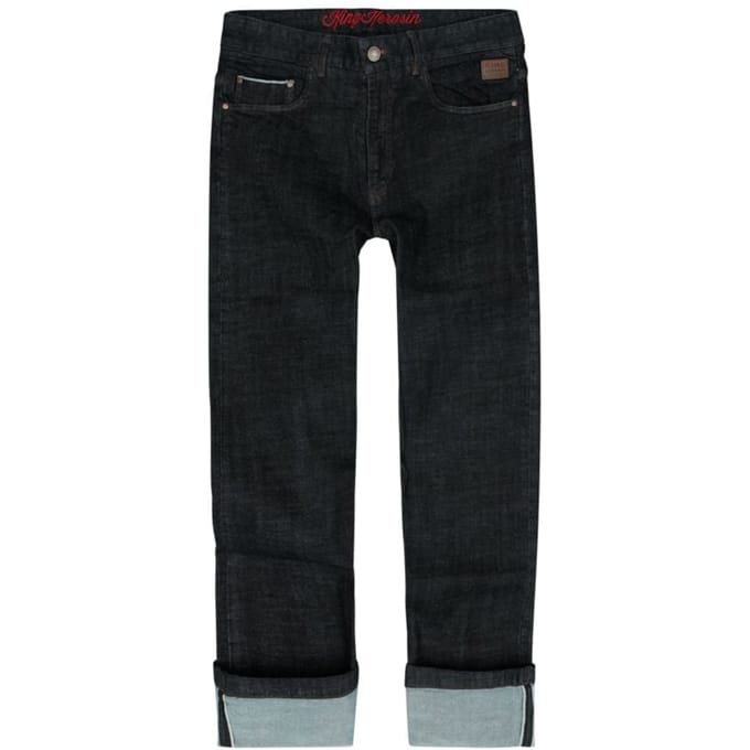 King Kerosin - Rockabilly Jeans - Robin With Chinchback - W30L32 - voor Mannen - donkerblauw