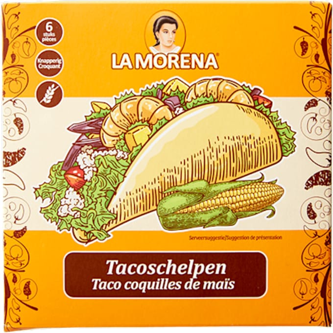 Tacoschelpen naturel