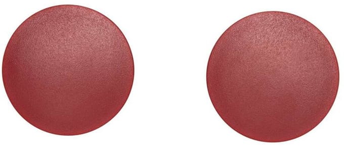 MAUL Magneet MAULsolid rond 2 stuks 2,5 kg kunststof Ferriet bruchsicher Ø 3.8 x 1.55 cm rood
