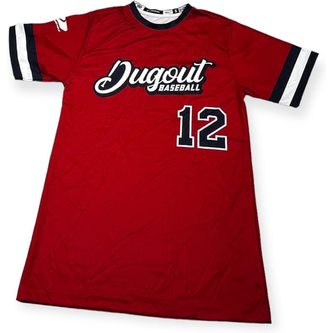 Bluzka męska na krótki rękaw CHAMPRO DUGOUT BASEBALL 12 S black