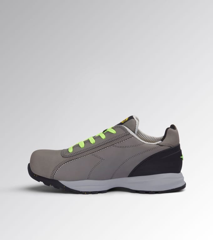 Diadora GLOVE MDS LOW S3S FO SR COAL/GREEN FLUO 36