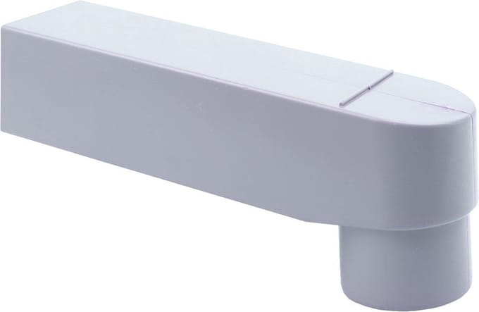 Pvc Stadsuitloop Lang Ø70/80 60X80 mm Grijs