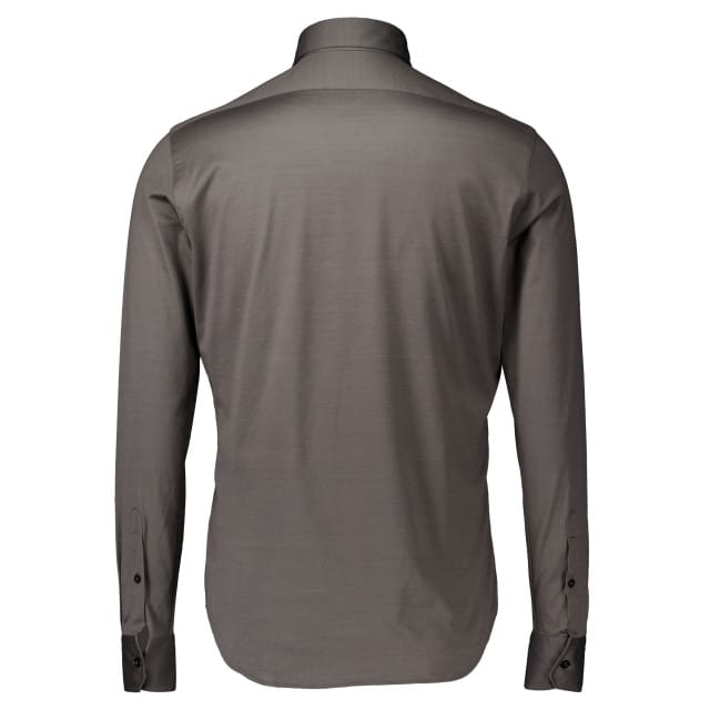 Xacus  Lange Mouw Overhemden Donkerbruin J520ml/11462