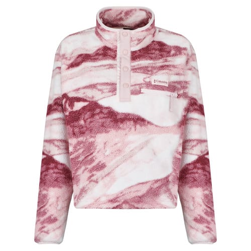 Fleece Jack Columbia Helvetia II Printed Cropped Half Snap