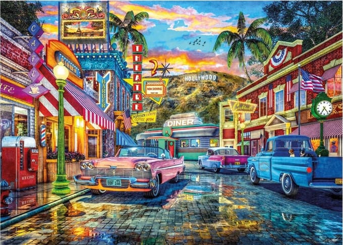 Jumbo Puzzel 1950's Hollywood 1000 stukjes
