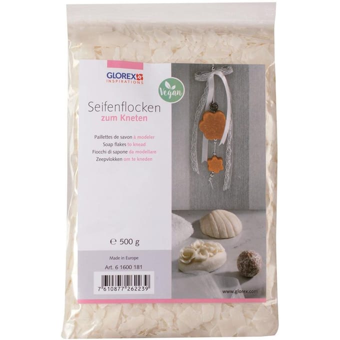 Zeepvlokken om te kneden, wit - 500 g