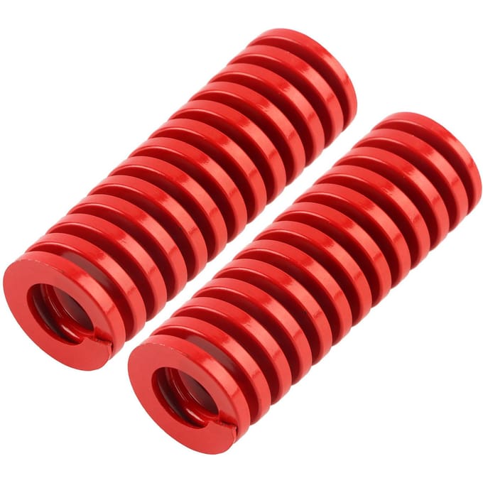 2 stuks Buitendiameter 30 mm Binnendiameter 15 mm Gemiddelde Belasting Matrijsveer Rood (TM30*90mm) brown
