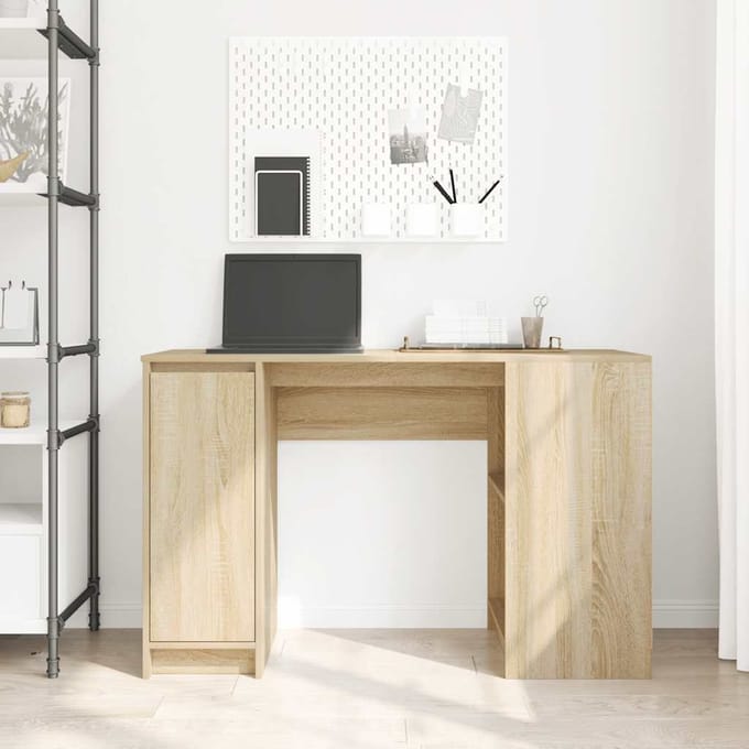 vidaXL - Bureau - 120x42x76 - cm - spaanplaat - sonoma - eikenkleurig