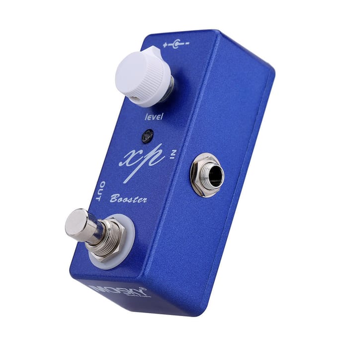 XP Booster Elektrisch Gitaar Effectpedaal Mini Single Effect met Clean Boost True Bypass blauw