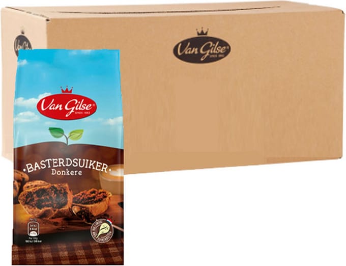 Van Gilse - Donkere Basterd Suiker - 12x 600g