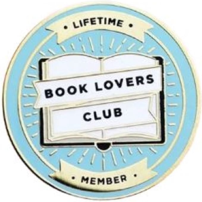 Pin Broche - enamel pin - kledingspeld - Book lovers club