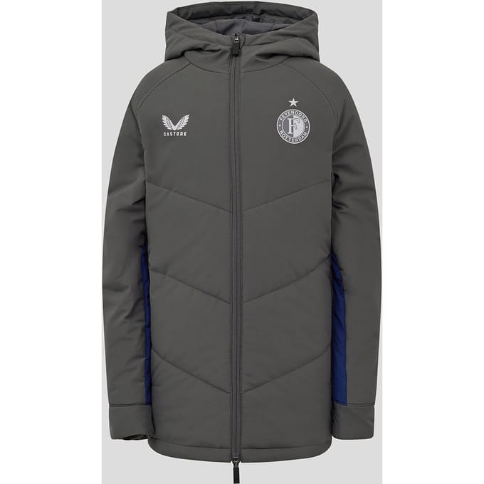 Feyenoord Training Gewatteerde Jas 2025-2026 - Junior - Grijs