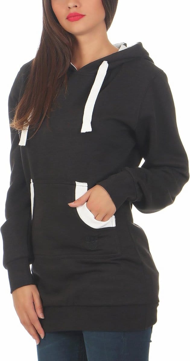 Dames lange hoodie voor extra comfort en stijl