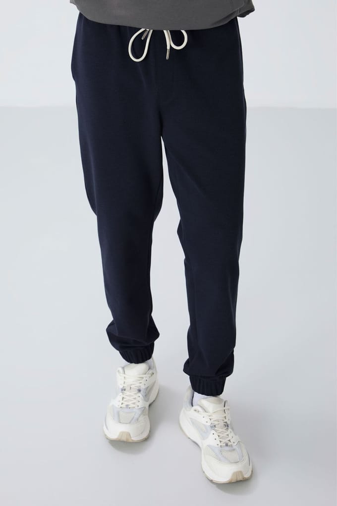Heren Regular Fit Fleece Joggingbroek