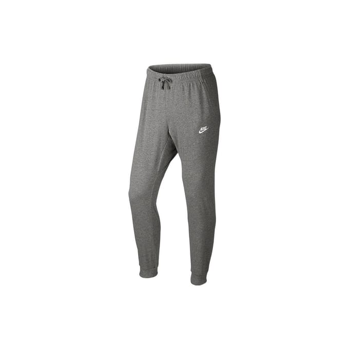 Pantalon Décontracté Nike Uni avec Logo Imprimé Cordon de Serrage Poignets Tricotés Élastiques Homme Bas Gris 804462-063 XL gray