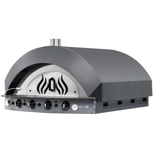 GGM Gastro Gas Pizzaofen - 11x 25cm - Manuell - Anthrazit Grijs