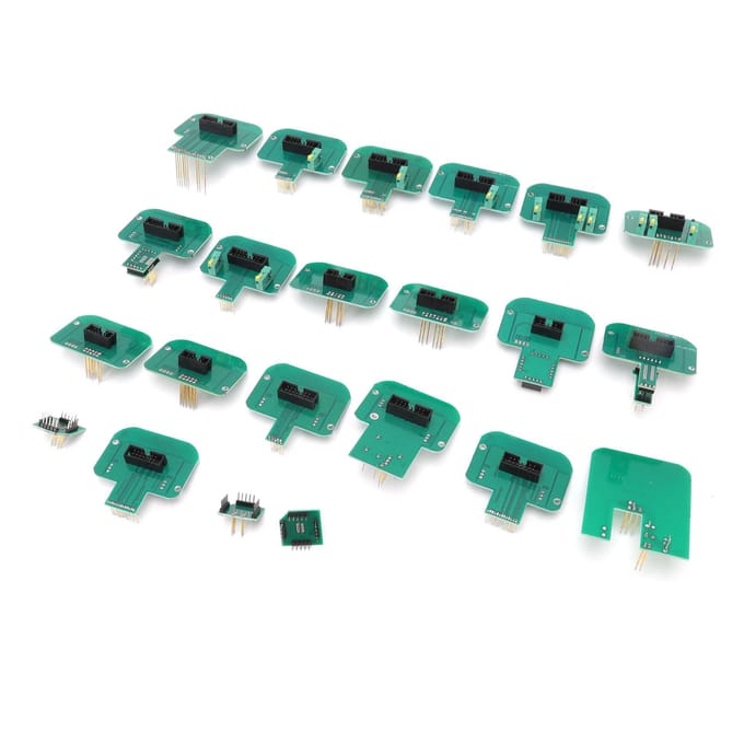 22 pièces Adaptateurs de Sonde de Cadre BDM LED Vert Outil Professionnel de Reprogrammation de Puce Remplacement pour Bosch blue
