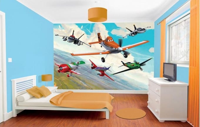 Walltastic Planes 12-delig