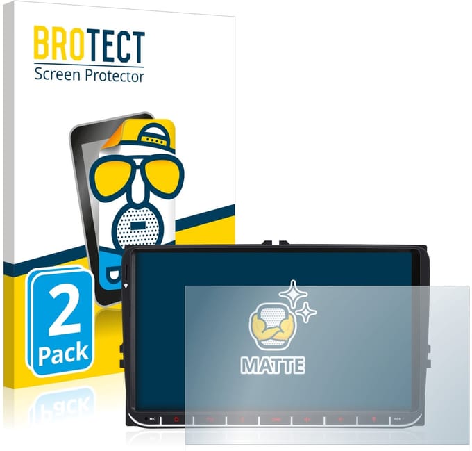 BROTECT - Screenprotector voor M.I.C. AV9V2 - Folie Beschermfolie matte 2 Stuks