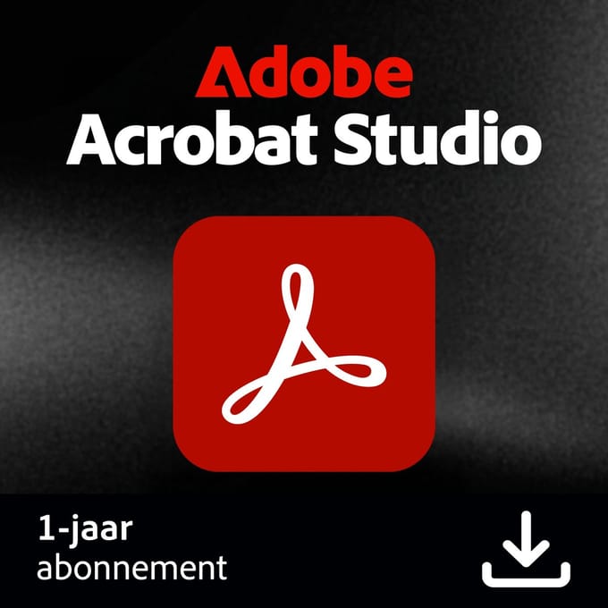 Adobe Acrobat Studio - 12 maanden Licentie - 1 Apparaat - Meertalig - PC - Mac - Download