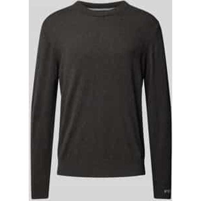 Gebreide pullover met ronde hals, model 'Andre'