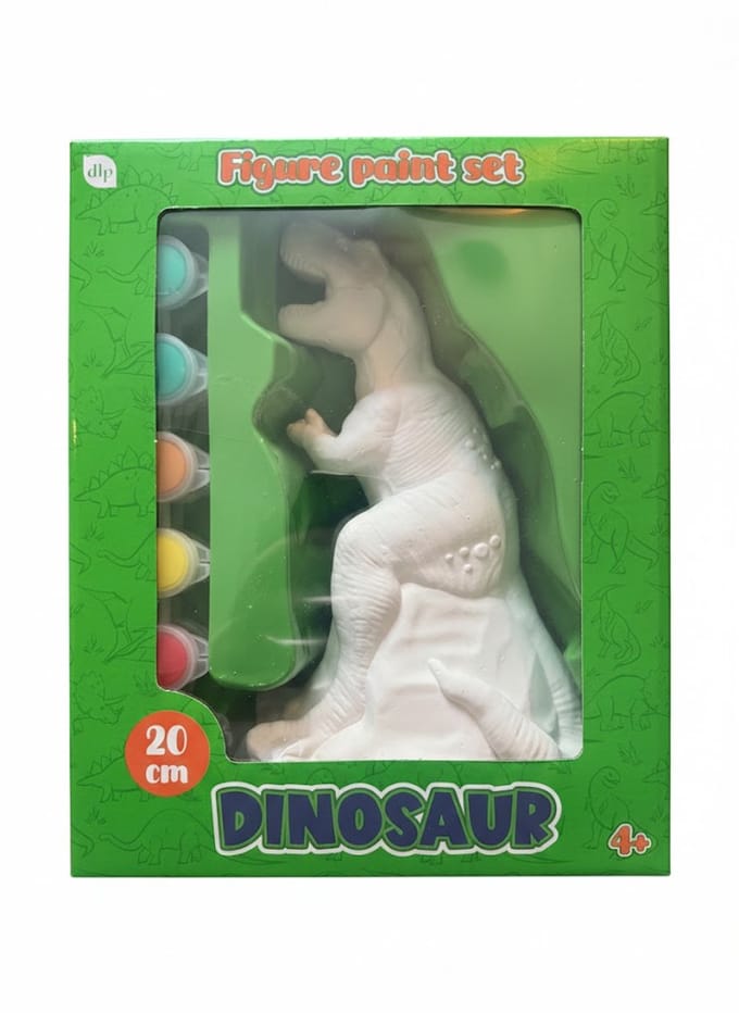 Dinosaurus Gips Schilder Set voor Kinderen – Knutselset met Verf