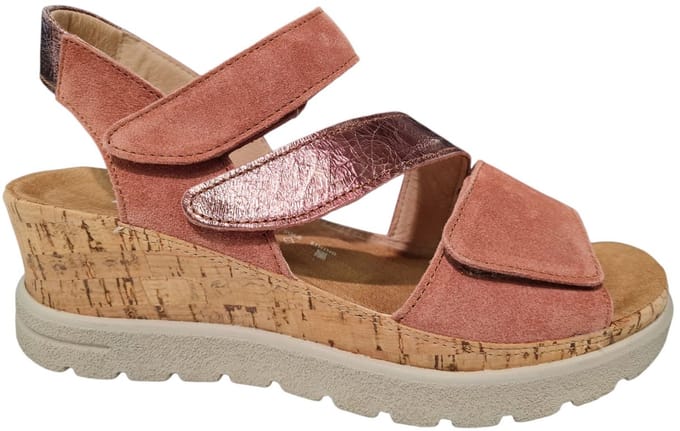 Hartjes Suede H Dames Sandalen - Oud Roze - 38
