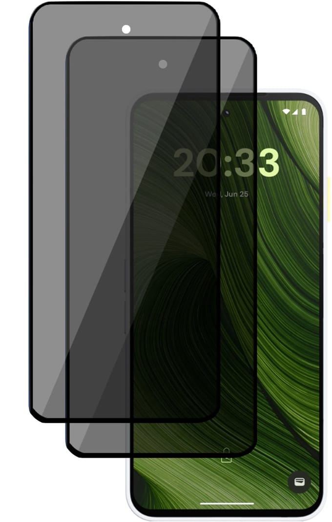 2x TechNow Privé Screenprotector geschikt voor Fairphone 6 Screenprotector - Privacy Beschermglas - Rounded - Privacy Proteqt+