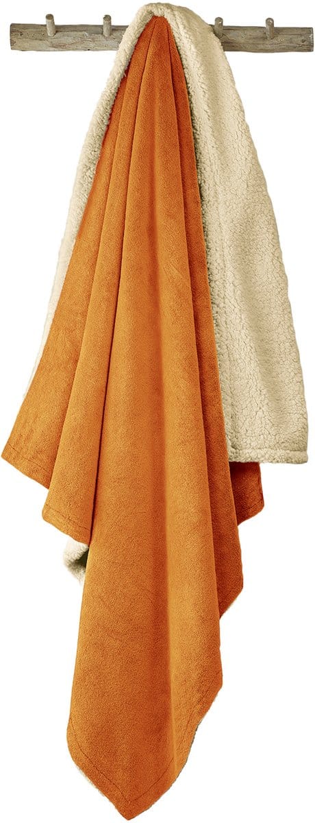 De Witte Lietaer Laya Plaid XL copper (240x220 cm)